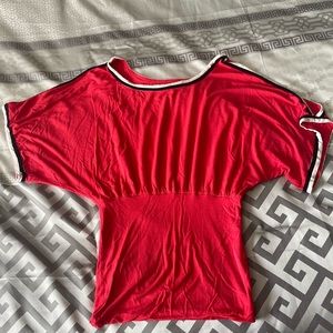 Coral shirt